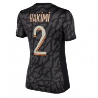 Fotbalové Dres Paris Saint-Germain Achraf Hakimi #2 Dámské Alternativní 2023-24 Krátký Rukáv